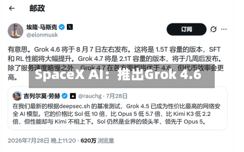 SpaceX AI:推出Grok 4.6-第2张图片