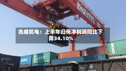 兆威机电：上半年归母净利润同比下降34.10%-第3张图片