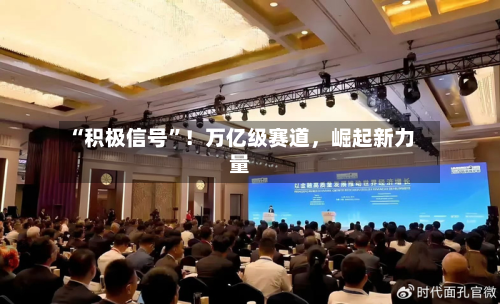 “积极信号	”！万亿级赛道，崛起新力量-第1张图片