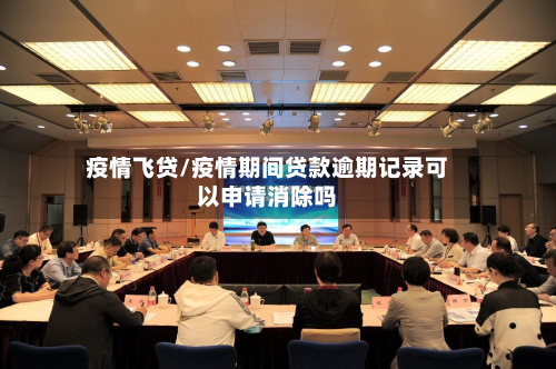 疫情飞贷/疫情期间贷款逾期记录可以申请消除吗-第2张图片