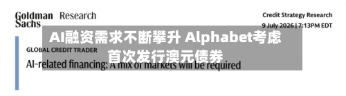 AI融资需求不断攀升 Alphabet考虑首次发行澳元债券-第3张图片