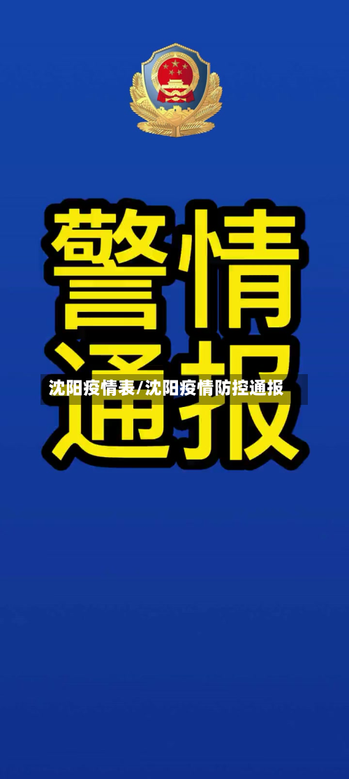 沈阳疫情表/沈阳疫情防控通报-第1张图片