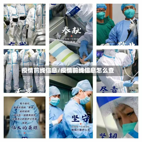疫情前线信息/疫情前线信息怎么查-第2张图片