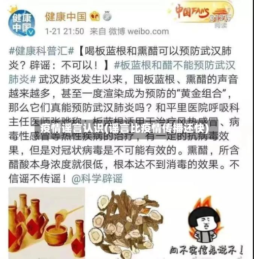 疫情谣言认识(谣言比疫情传播还快)-第3张图片