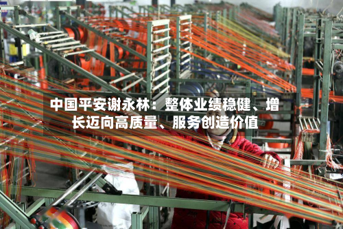 中国平安谢永林：整体业绩稳健、增长迈向高质量、服务创造价值-第1张图片