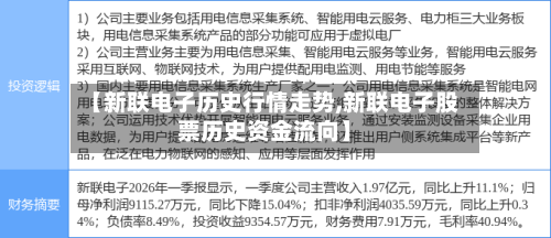 【新联电子历史行情走势,新联电子股票历史资金流向】-第3张图片