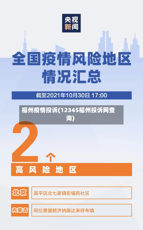 福州疫情投诉(12345福州投诉网查询)-第1张图片