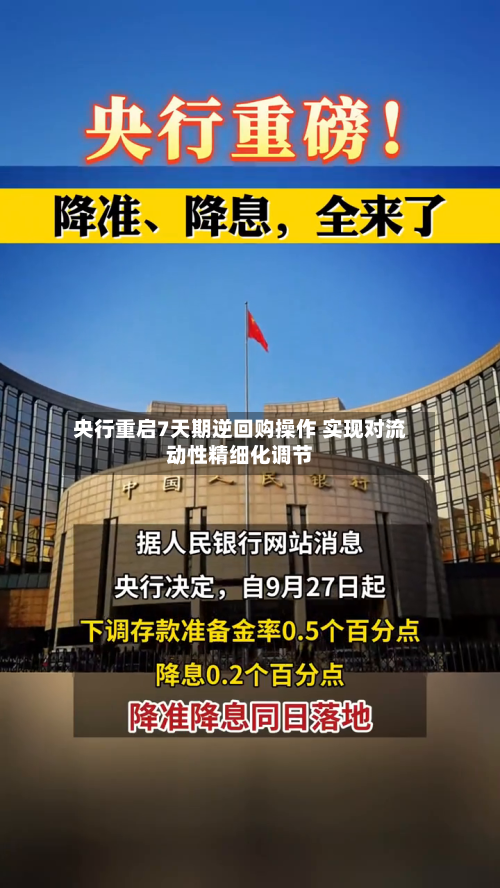 央行重启7天期逆回购操作 实现对流动性精细化调节-第1张图片