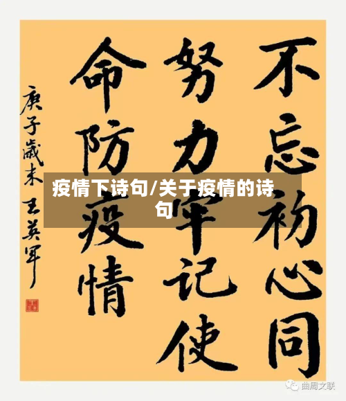 疫情下诗句/关于疫情的诗句-第2张图片