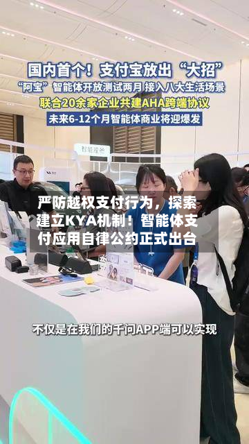 严防越权支付行为	，探索建立KYA机制！智能体支付应用自律公约正式出台-第3张图片